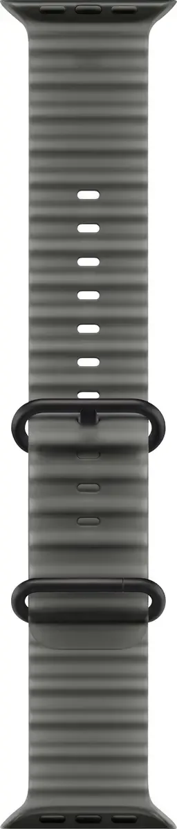 Watch Ocean Armband 49 mm Halbtransparentes Schwarz von Apple – Produktfoto