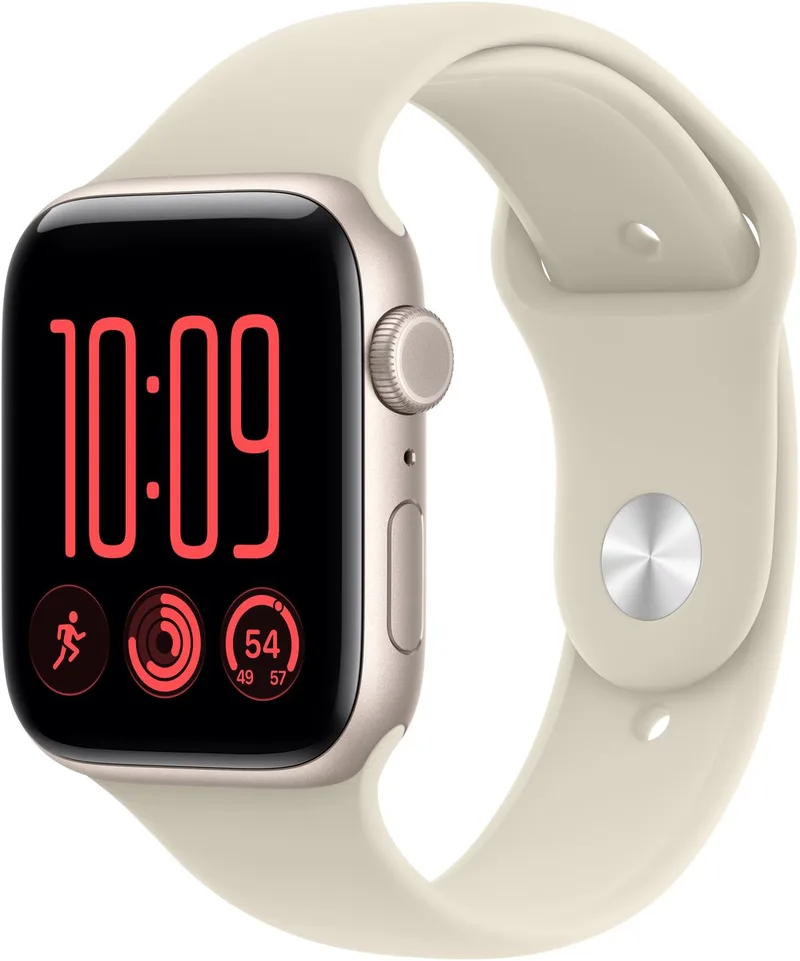 Watch SE 3 - 44mm - Cellular - Sterrenlicht met sterrenlicht sportband (maat M/L) de Apple en Or – photo produit