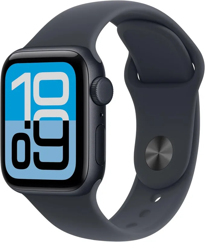 Watch SE 3 GPS 40 mm - Aluminium behuizing in Middernacht met Sportband in Middernacht - S/M de Apple – photo produit