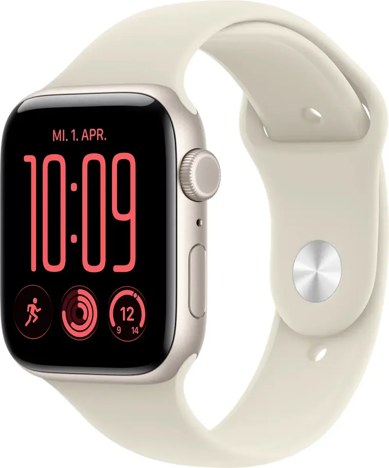 Watch SE 3 GPS + Cellular 44 mm Aluminiumgehäuse Sport Band Sand M/L von Apple – Produktfoto