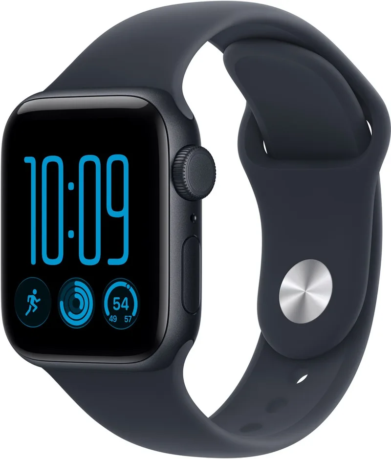 Watch SE 3 - Wifi + 5G - 40mm - Midnight Aluminium Case with Midnight Sport Band - S/M by Apple in Midnight – S, M – product photo
