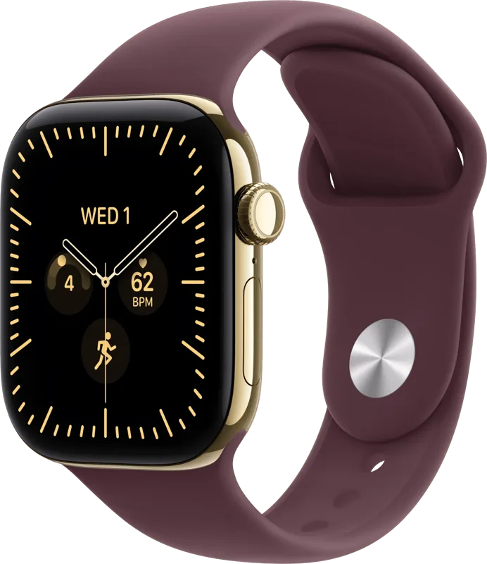 Watch Series 12 Cellular 42 mm Gold Sportarmband M/L van Apple – productfoto