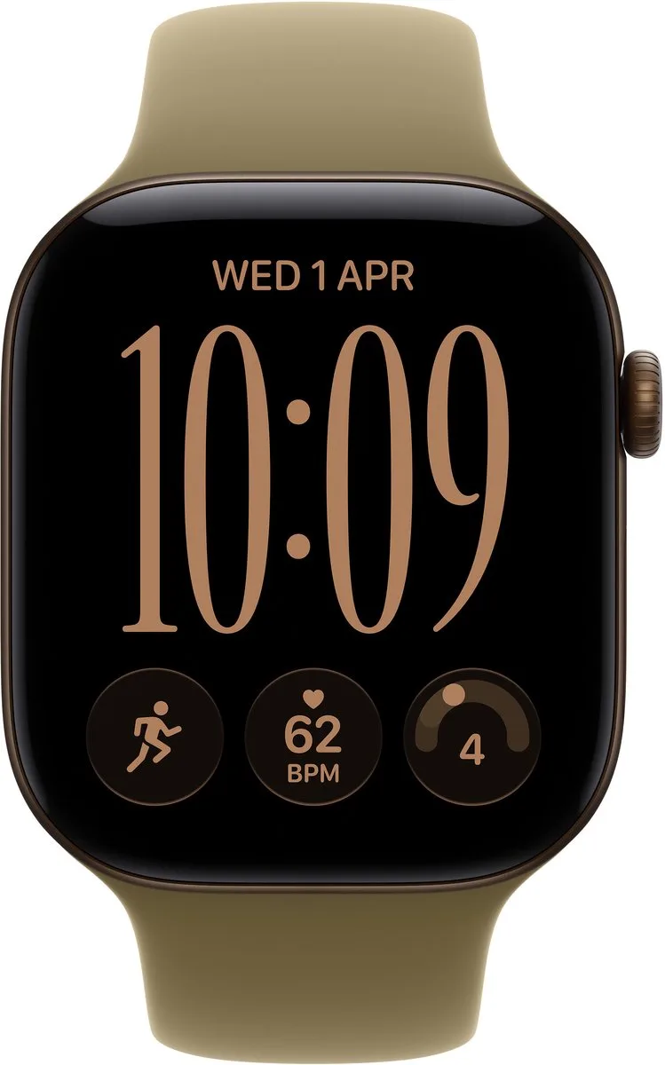 Watch Series 12 - Wifi - 42 mm - Donkerbrons - S/M by Apple in Donkerbrons – S, M – product photo