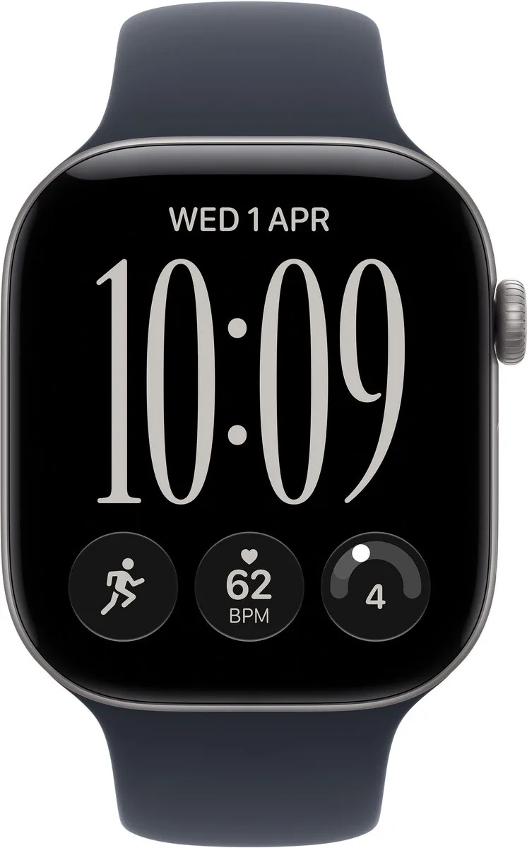 Watch Series 12 - Wifi - 42 mm - Spacegrijs - S/M van Apple in Spacegrijs – S, M – productfoto