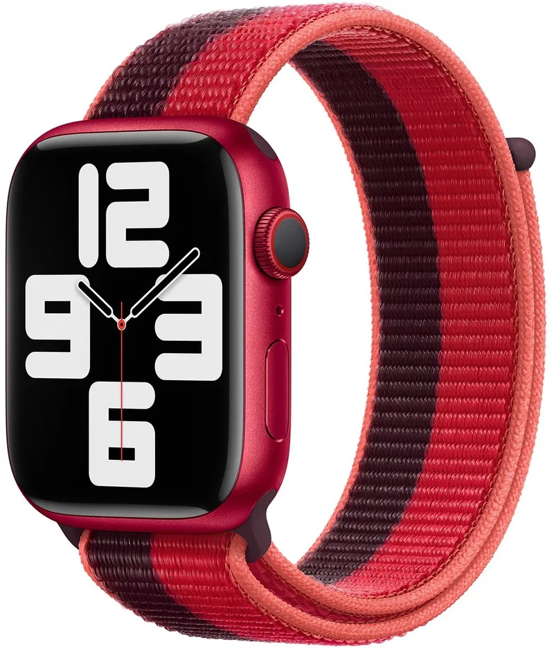 Watch Sport Loop - 41mm - Regular - voor Apple Watch SE/5/6/7 från Apple i Röd – produktbild