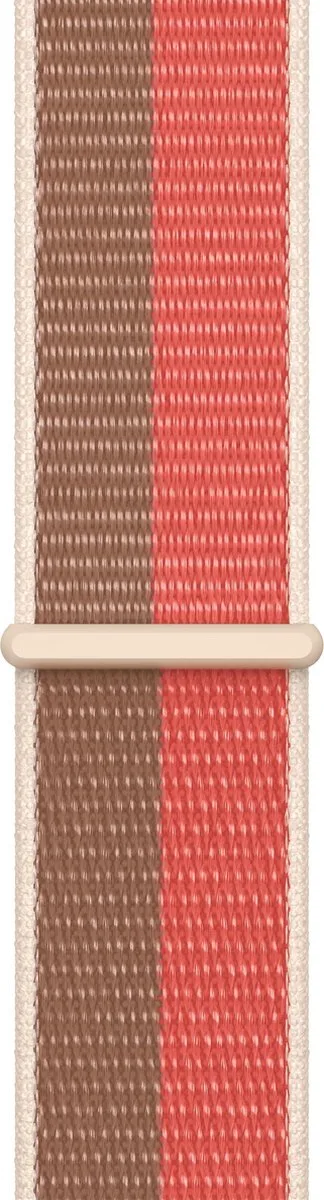 Watch Sport Loop - 45 mm - Regular - voor Apple Watch SE/5/6 by Apple in Pink Pomelo, Tan – product photo