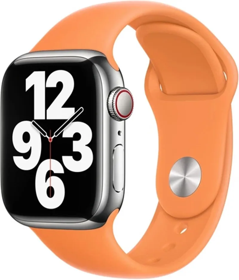 Watch Sportbandje - 45mm - Marigold - Regular - voor Apple Watch SE/5/6/7 by Apple in Orange – product photo