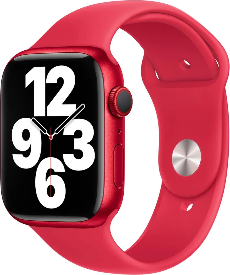 Watch sportbandje - Voor Apple Watch 3/4/5/6/7/8/SE 38/40/41mm de Apple en Rouge – photo produit