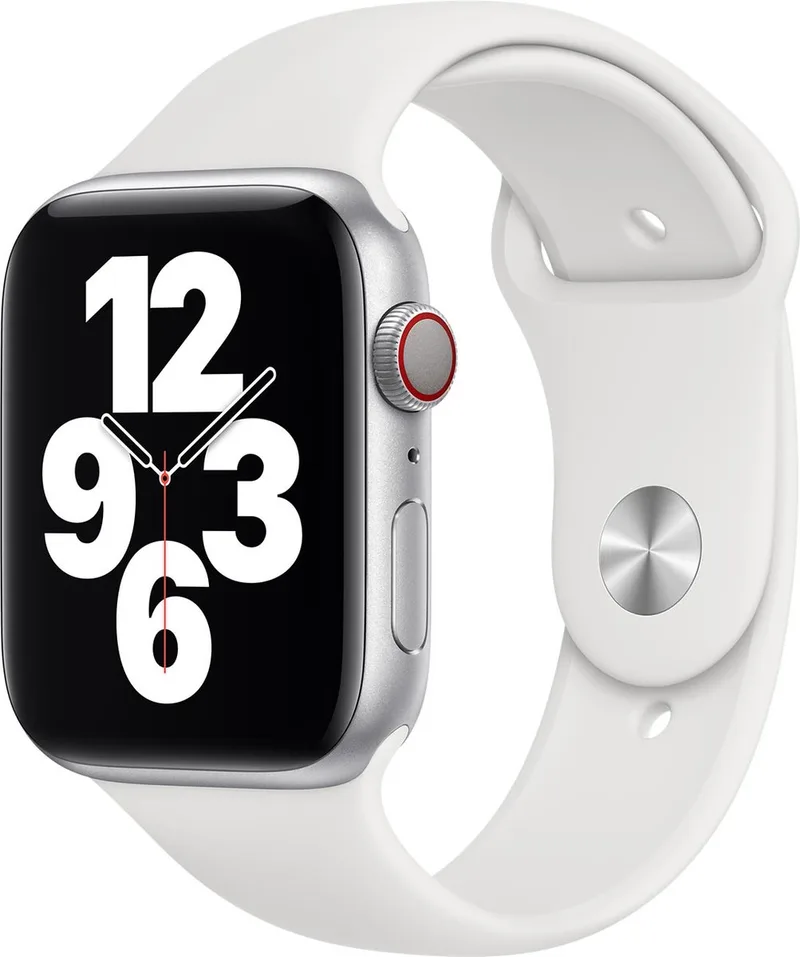 Watch sportbandje - Voor Apple Watch 3/4/5/6/7/8/SE/Ultra 42/44/45/49mm van Apple in Wit – productfoto
