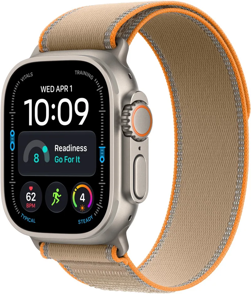 Watch Ultra 4 49mm Naturel (Beige Nylon Band M/L) de Apple en Zand trail-bandje – M, L – photo produit