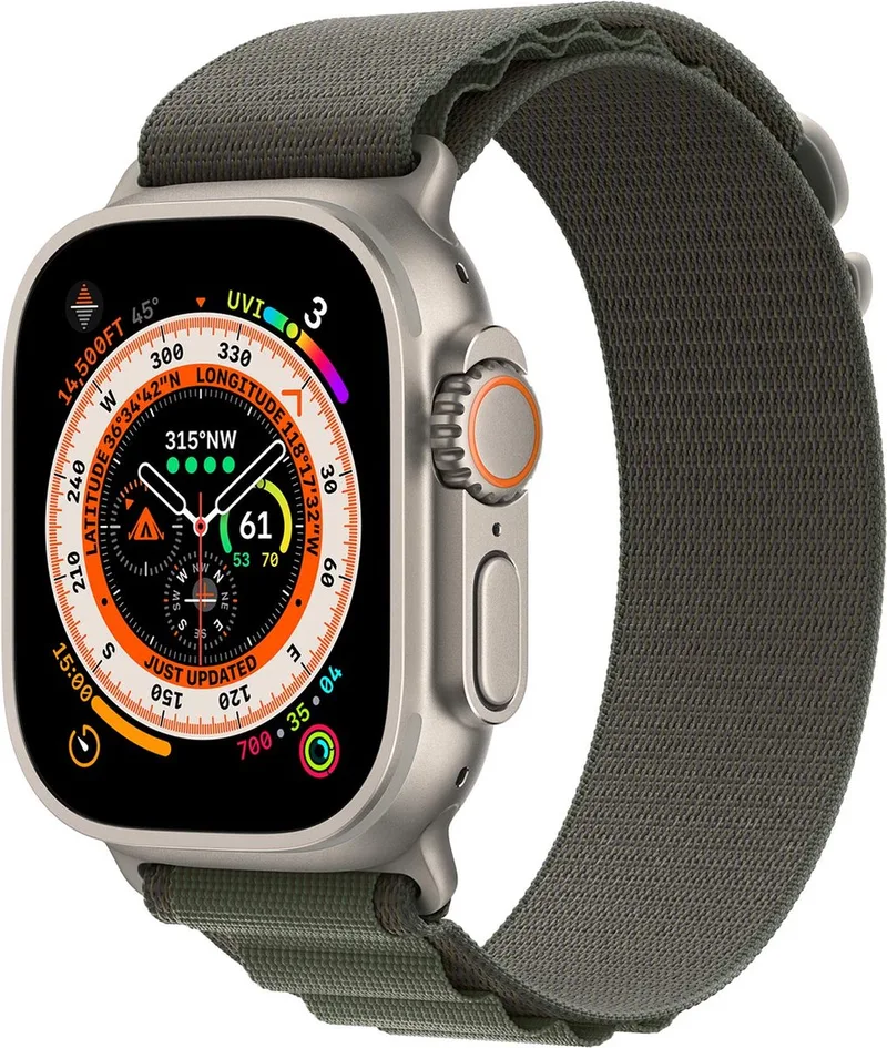 Watch Ultra Alpine bandje - 49mm - Groen - Small från Apple i Groen – S – produktbild