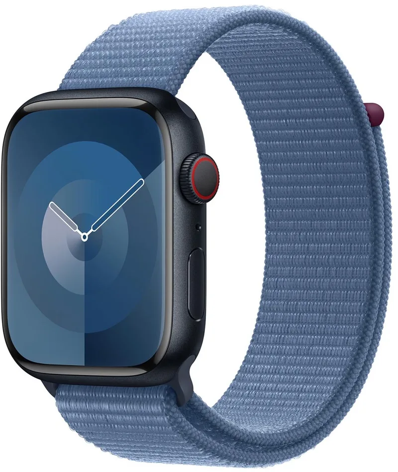 Winter Blue Sport Loop - 45mm van Apple in Winterblauw – 45 mm – productfoto