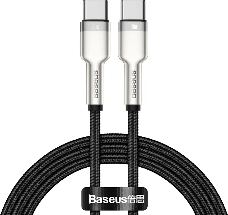 Baseus - 100W USB C kabel 1 meter - 480Mbps by Baseus in Black – product photo