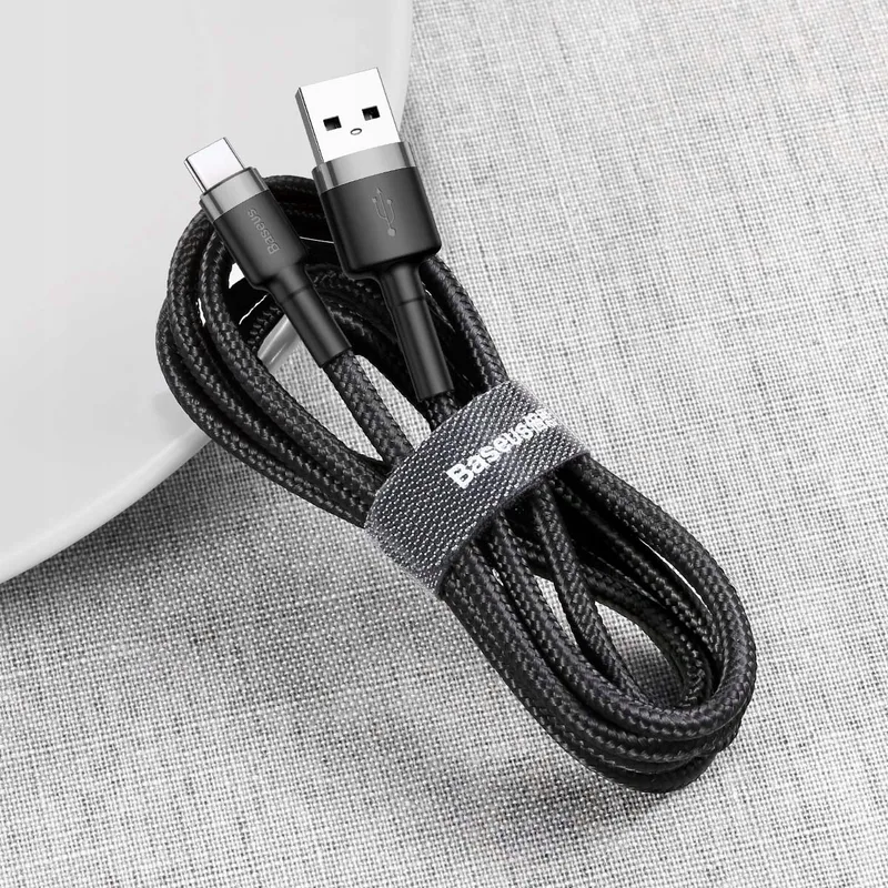 Cafule USB-C Kabel 50cm Quick Charge 3A - Duurzaam & Snel de Baseus – photo produit