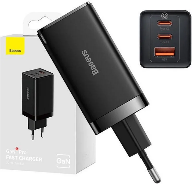 CCGP120201 - Oplader by Baseus in Black – product photo