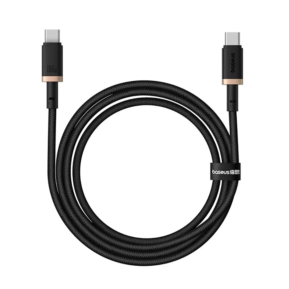 Duurzame Usb-c-naar-usb-c-snellaadkabel 1 M 100w fra Baseus – produktbillede