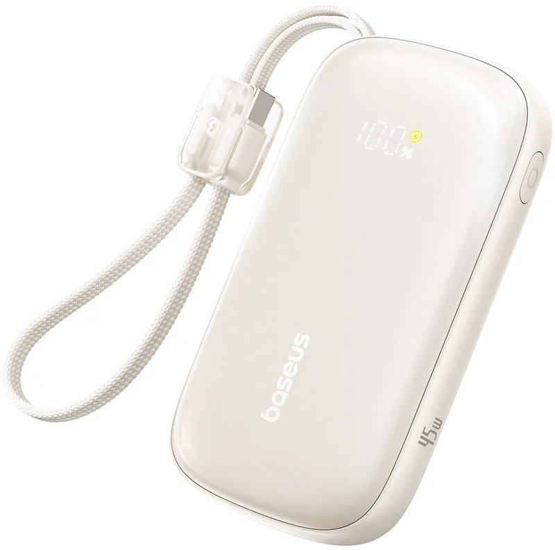 EnerFill FC21 Qpow 3 Ultra - Powerbank - 10000mAh - 45W van Baseus in Tytan – productfoto