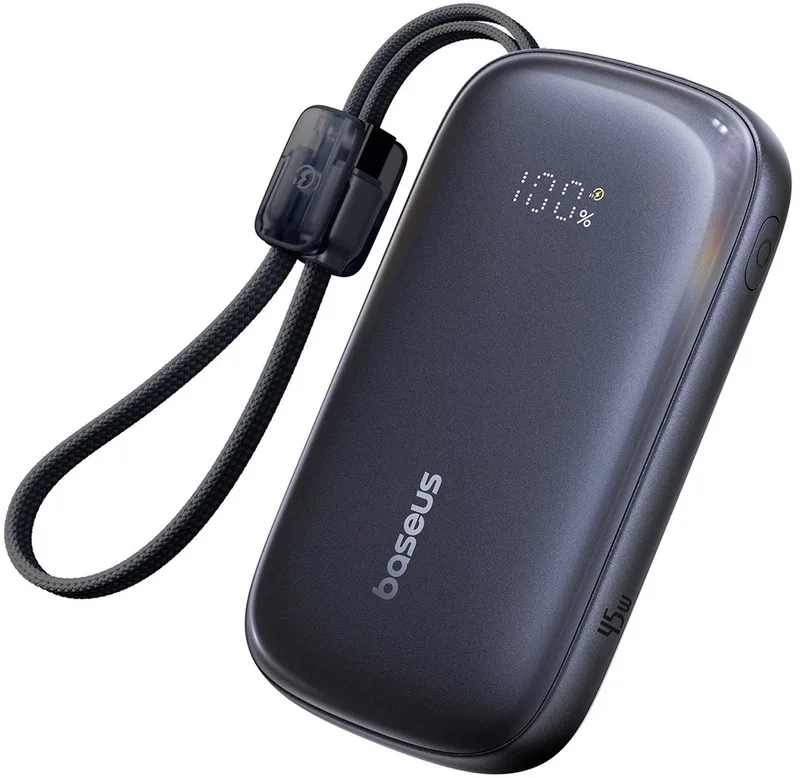 EnerFill FC21 Qpow 3 Ultra - Powerbank - 10000mAh - 45W by Baseus in Black – product photo