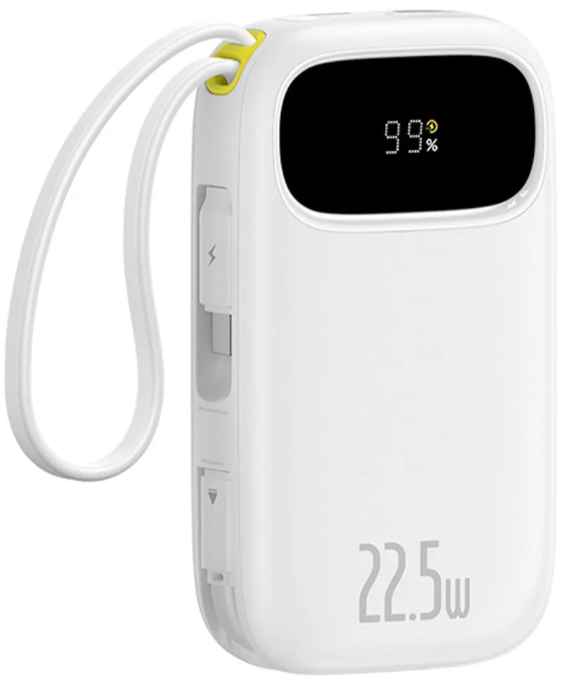 EnerFill FC31 - Powerbank - 10000mAh - Snelladen - Witte Digitale Display från Baseus i Vit – produktbild
