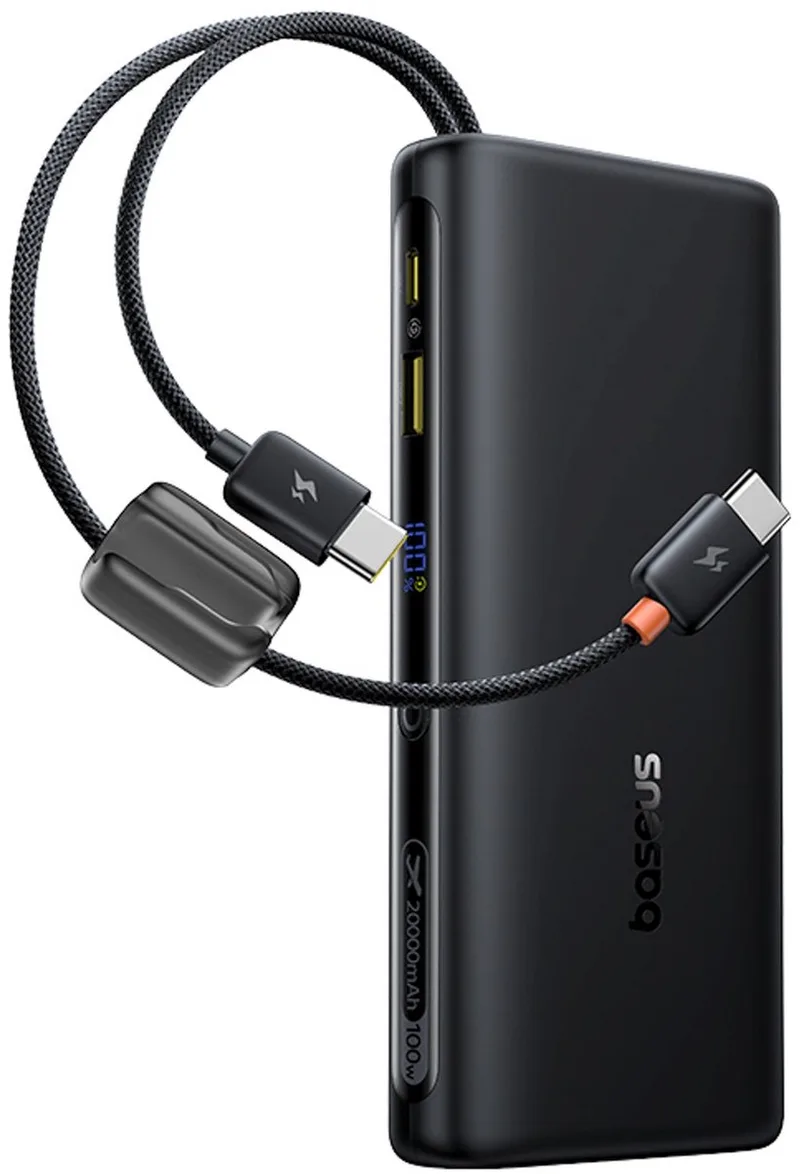 EnerFill FC41 - Powerbank - 20000mAh - 100W von Baseus in Schwarz – Produktfoto