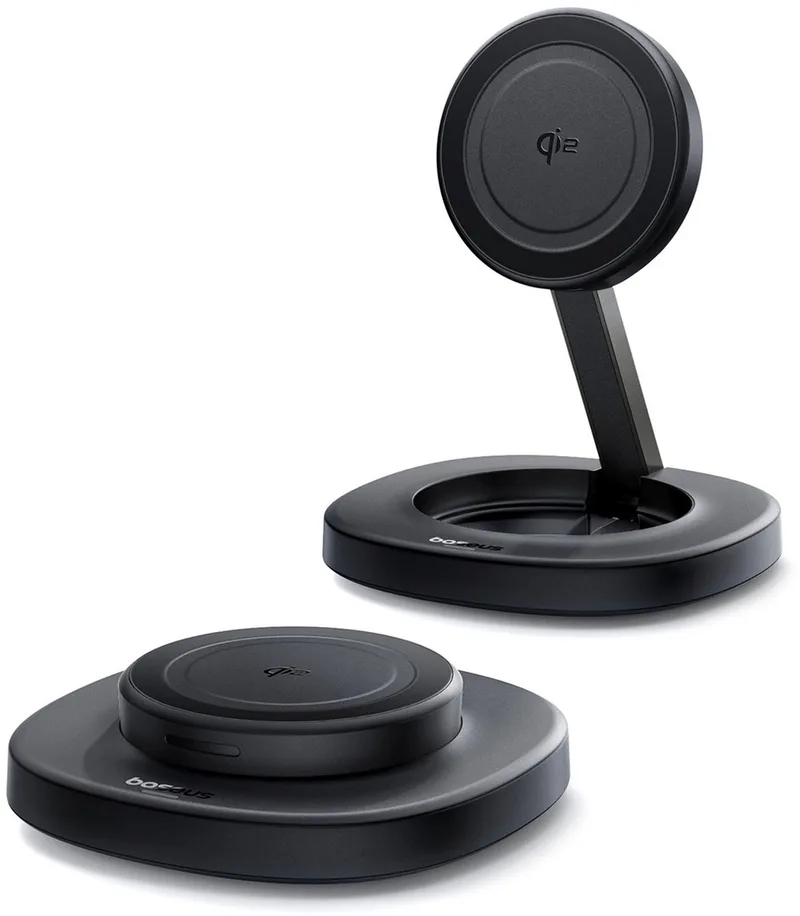 EnerFill FF11 - Oplader - 15W Draadloos - Incl. 20W Adapter by Baseus in Cosmic Black – product photo