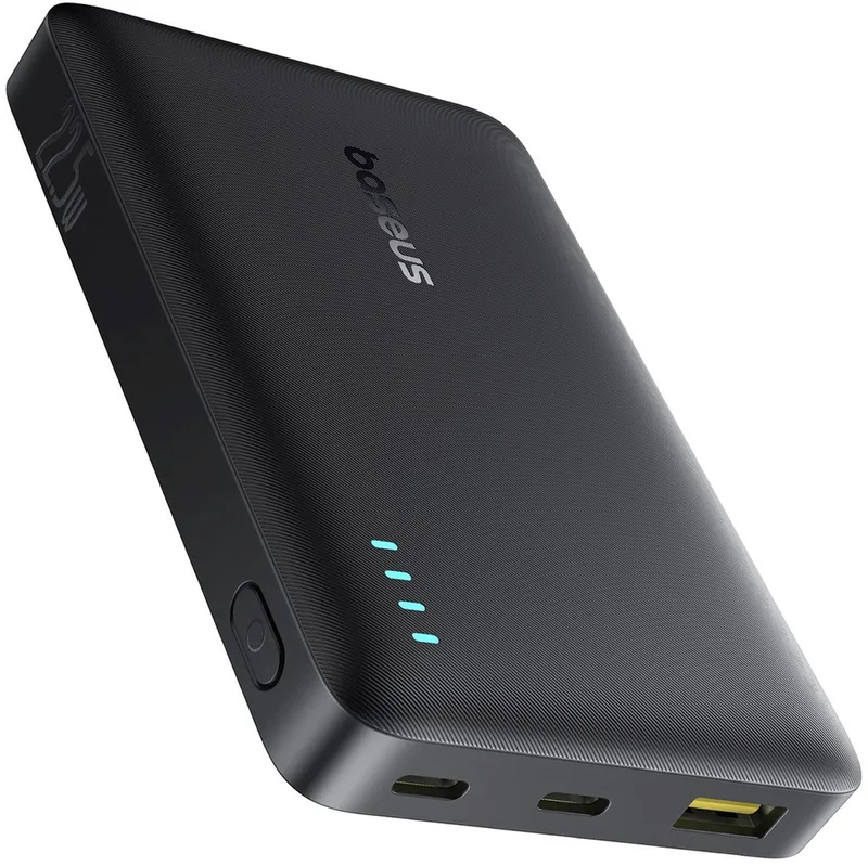 EnerFill FP21 - Powerbank - 10000mAh - 22.5W - USB-A/USB-C van Baseus in Zwart – productfoto