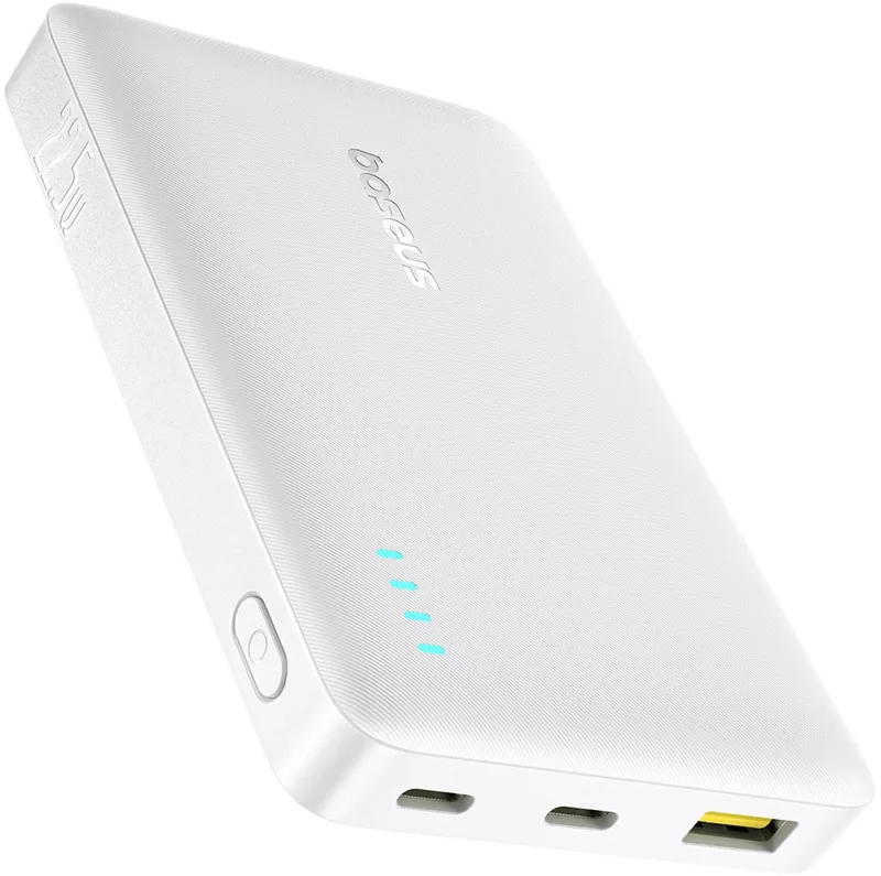 EnerFill FP21 - Powerbank - 10000mAh - USB-A - USB-C - 22.5W från Baseus i Vit – produktbild