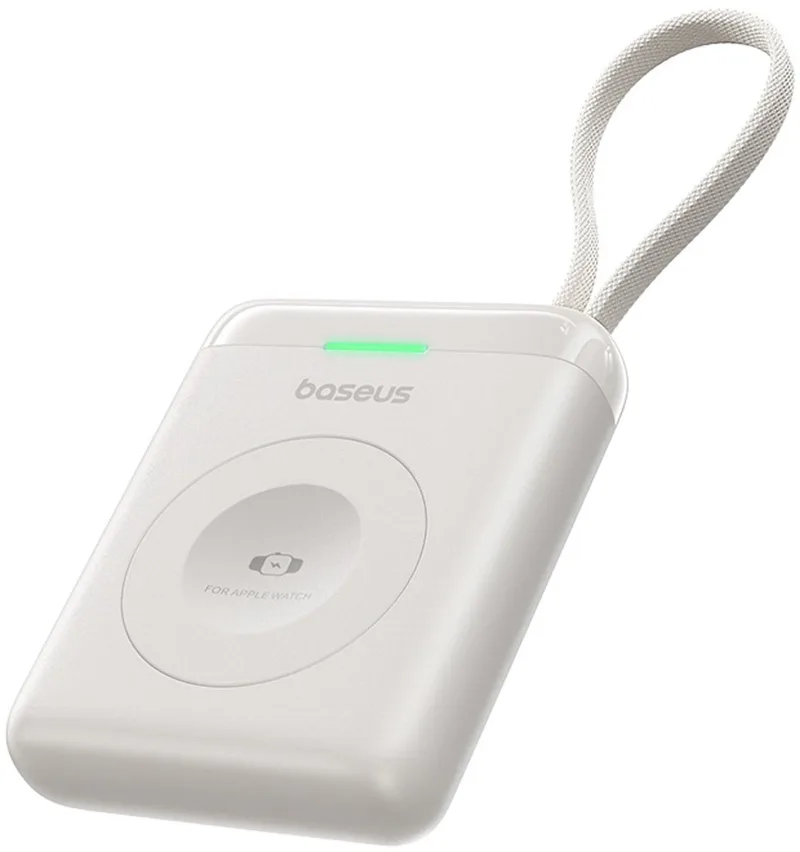 EnerFill FW11 Serie - Powerbank - Magnetisch Opladen - USB-C Kabel - Apple Watch by Baseus in White – product photo