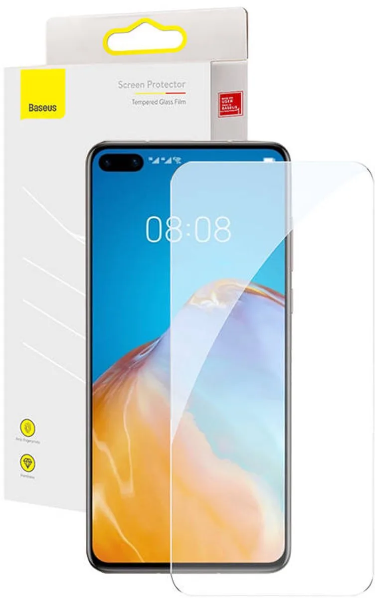 Gehard Glas Bescherming Voor Huawei P40 Transparant Hoge Kwaliteit by Baseus – product photo