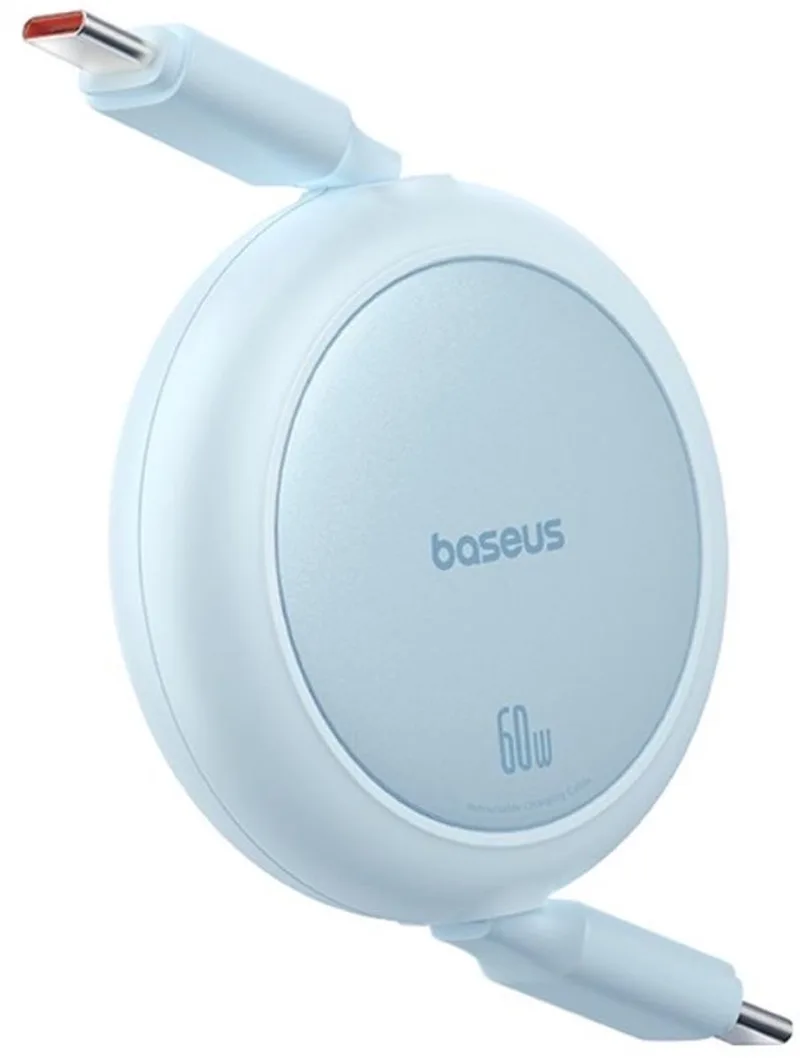 Kabel Usb-C Naar Usb-C 60W Voor Autotelefoon 1M Snel Opladen by Baseus in Transparent – product photo