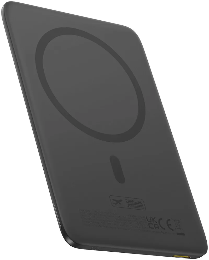 PicoGo AM41 - Magnetische Powerbank - Ultra-Slim - 5000mAh - 20W by Baseus in Black – product photo