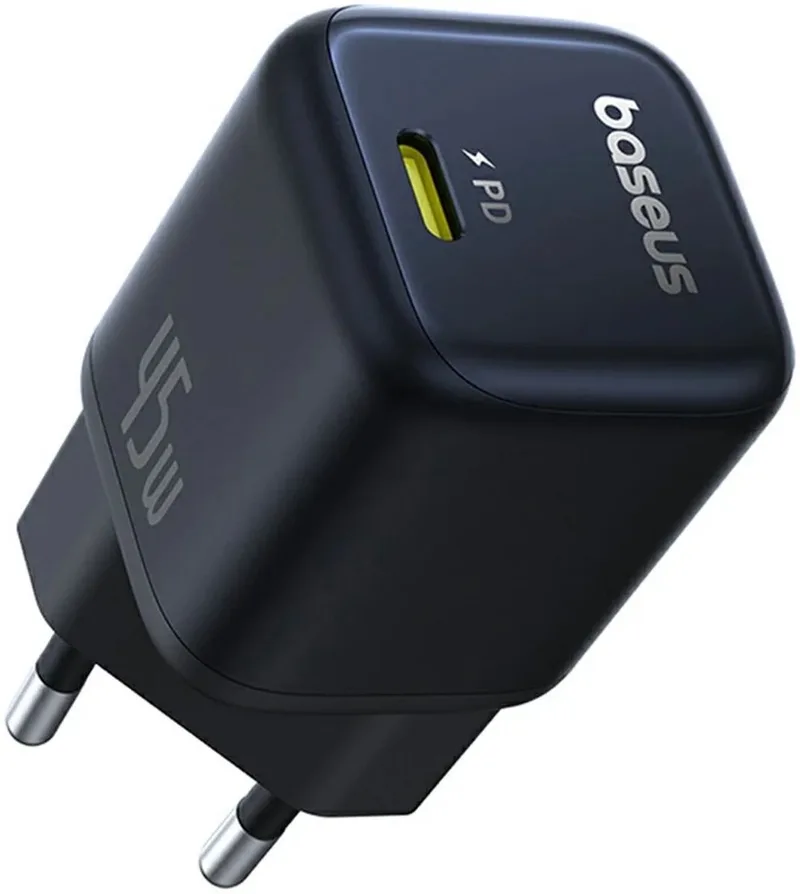 PicoGo GaN 45W Compacte Fast Charger USB-C by Baseus in Black – product photo