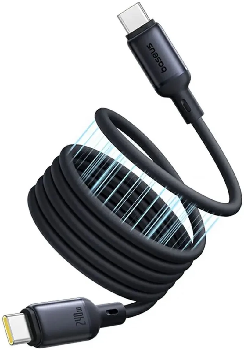 PicoGo USB-C naar USB-C Kabel 240W Fast Charge 1M by Baseus in Black – product photo