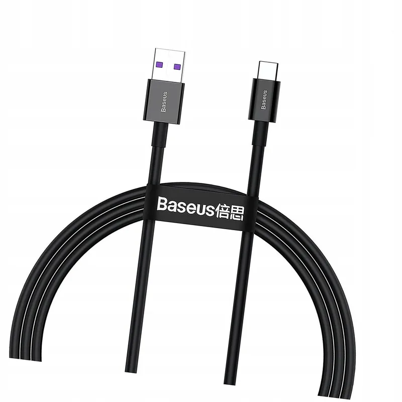 Superior USB-C Kabel 66W 1m - Snel Laden & Data van Baseus – productfoto