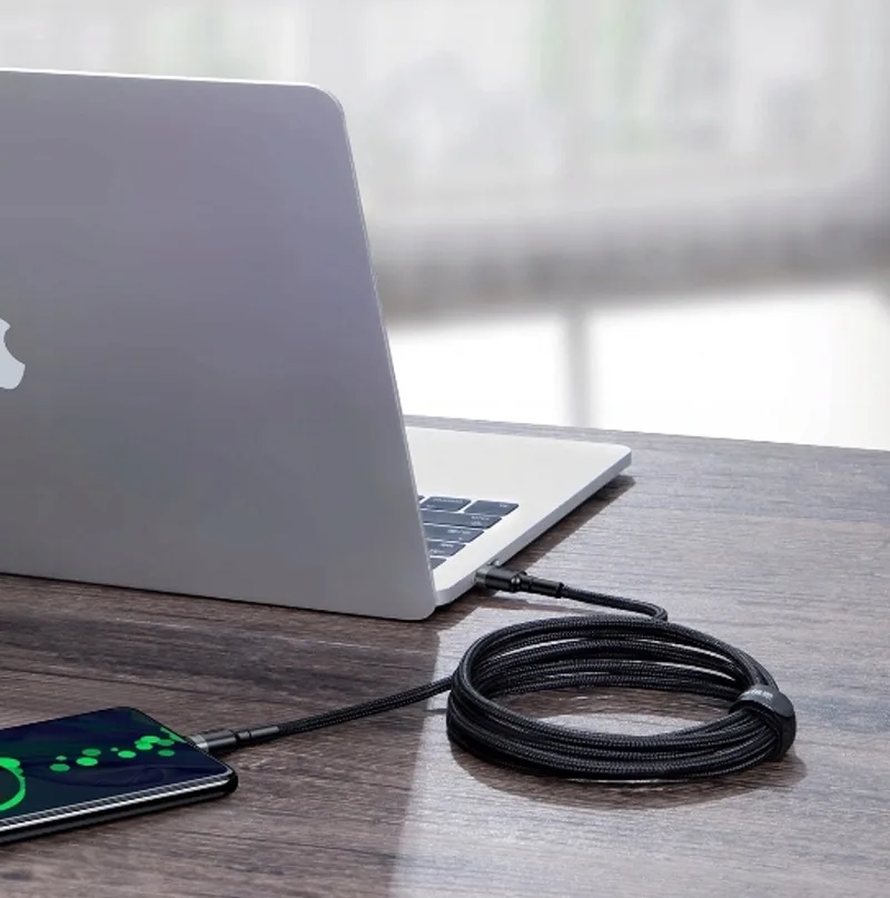 USB-C Kabel 100W PD QC3.0 Snel Laden 2m Zwart by Baseus – product photo