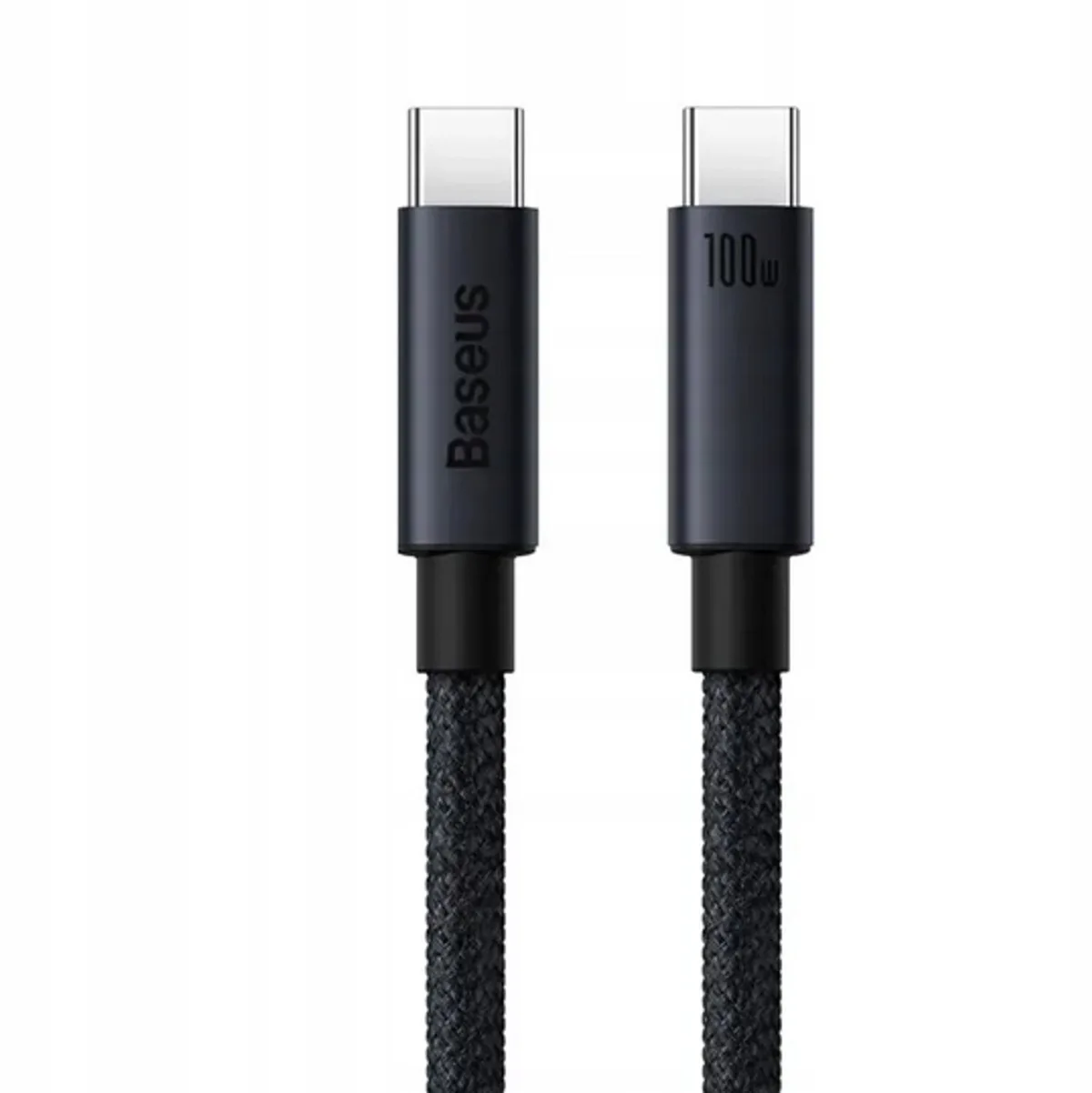 USB-C naar USB-C Kabel 100W Fast Charging 2m Zwart från Baseus – produktbild