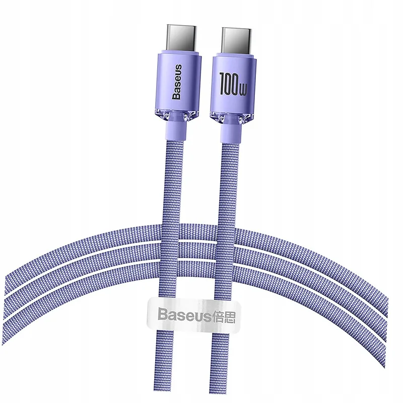 USB-C naar USB-C Kabel PD 100W 1.2m - Snel Laden & Data de Baseus – photo produit