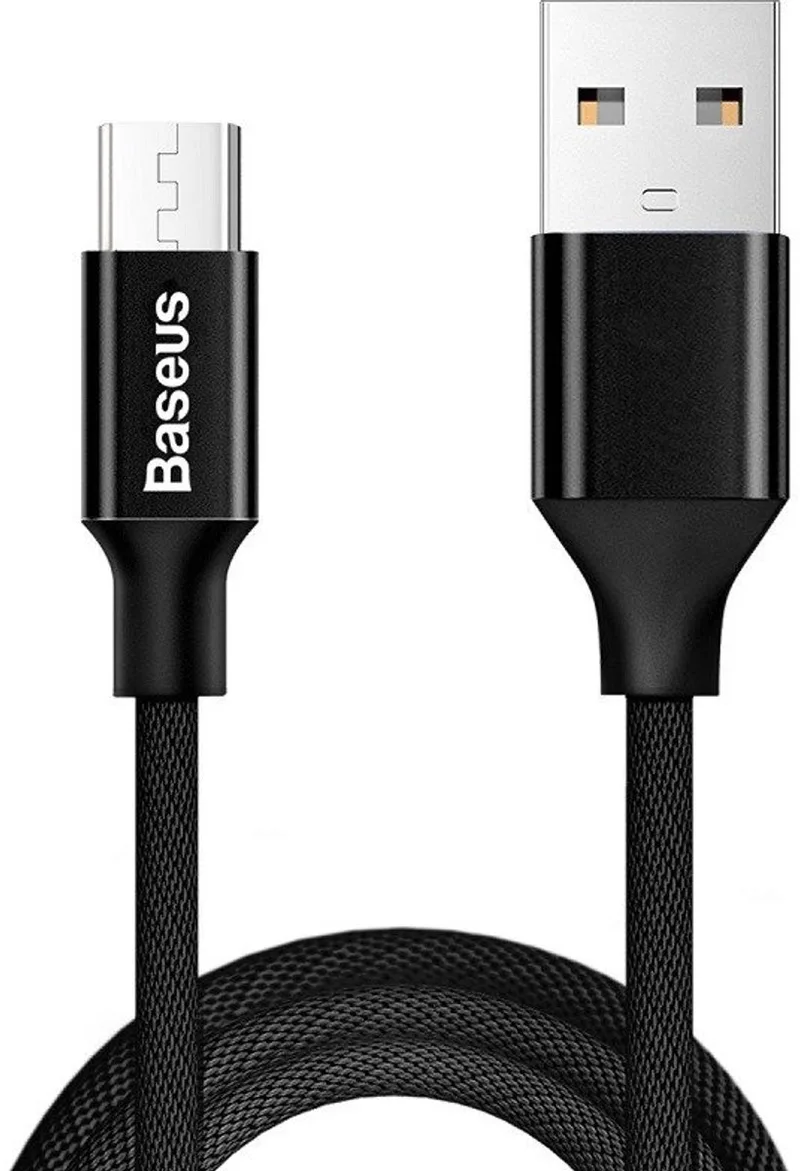 Yiven Usb Naar Micro-Usb-Kabel 1,5 M 2A by Baseus in Black – product photo
