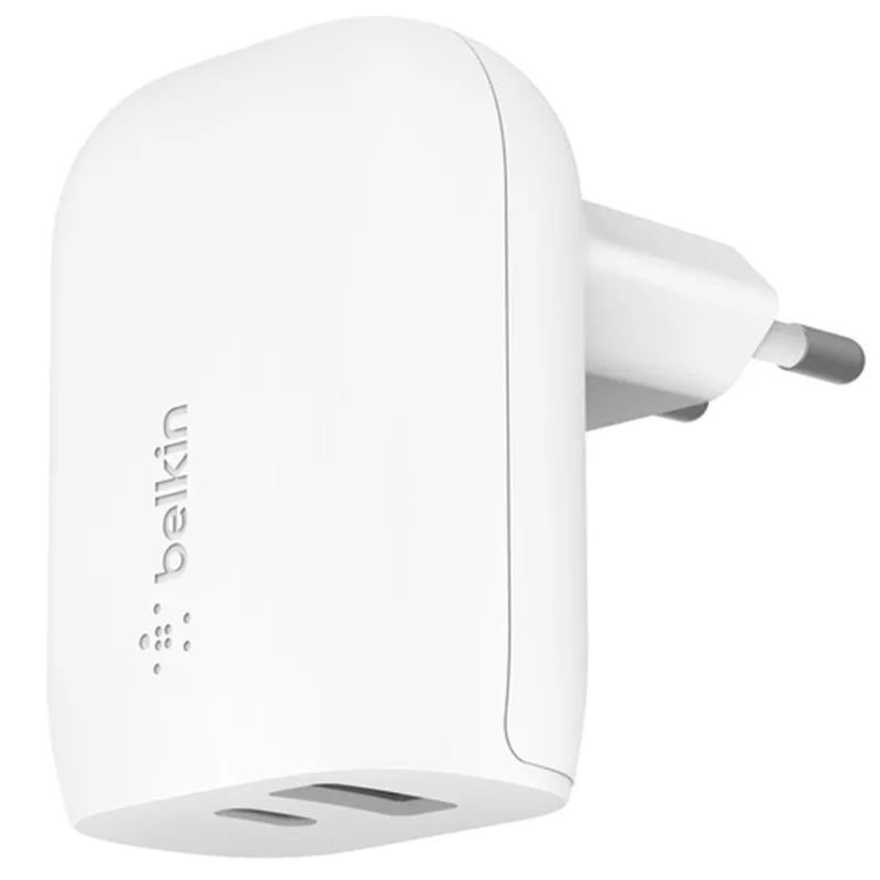 BOOST CHARGE - 2-poorts wandlader met PPS + USB-C från Belkin i Vit – produktbild