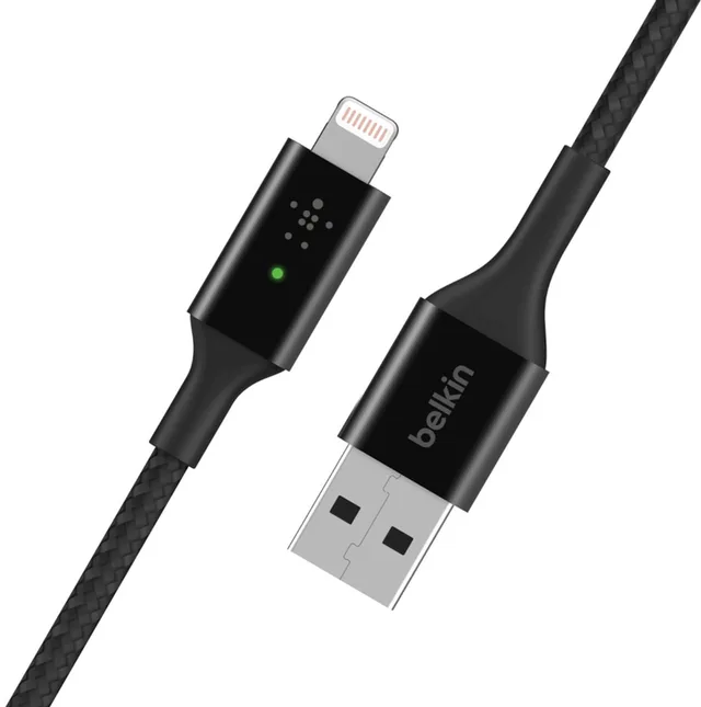 Boost-Up Charge - Telefoniekabel - Smart LED USB-A naar Lightning-kabel
