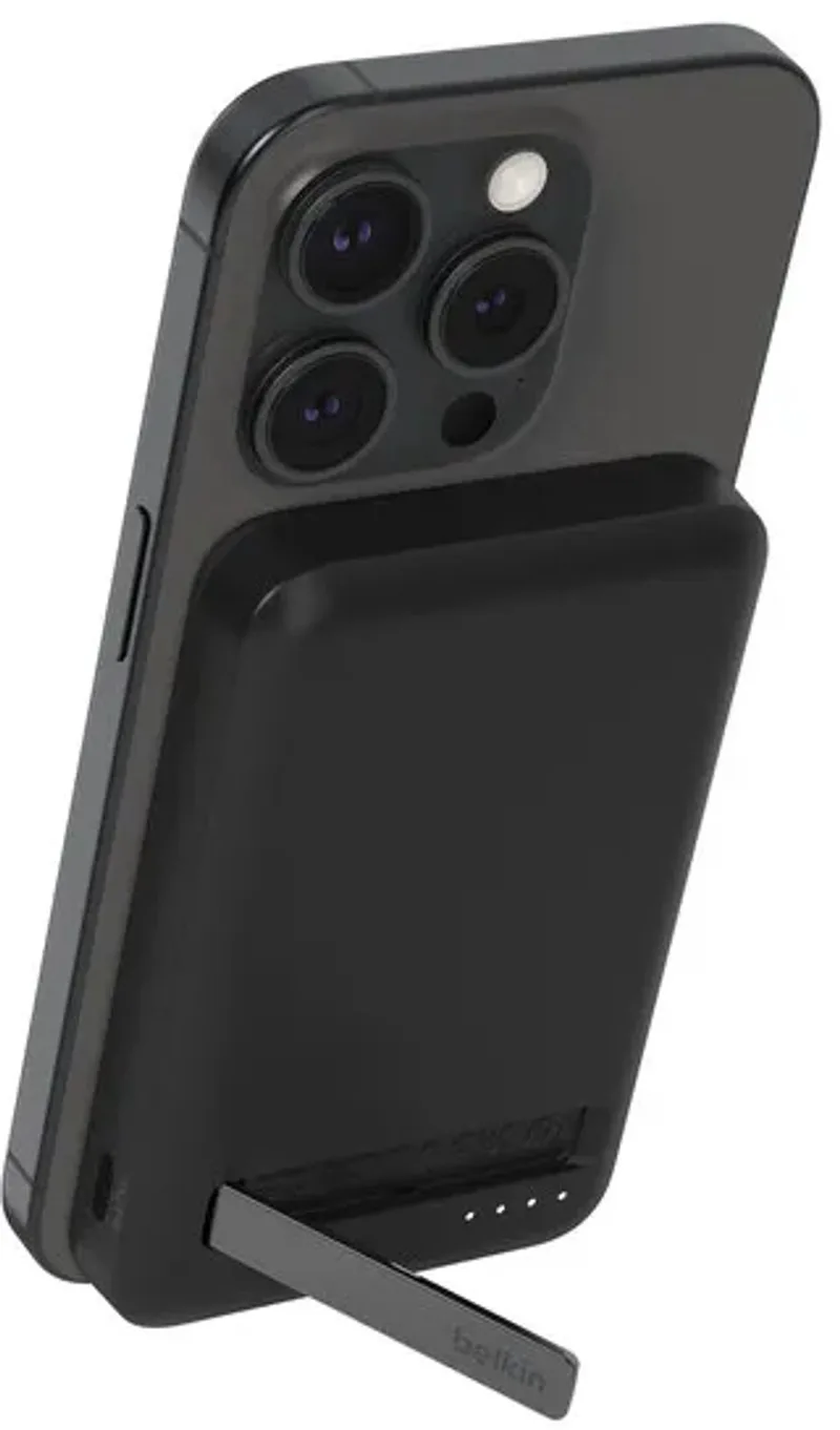 BoostCharge Pro Magnetische Powerbank 5.000mAh met Qi2 15W - Magsafe comptibel de Belkin en Noir – photo produit