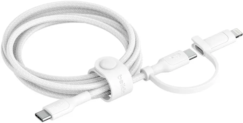 BoostCharge Pro USB-kabel USB 2.0 1,5 m USB C USB C/Lightning de Belkin en Blanc – photo produit