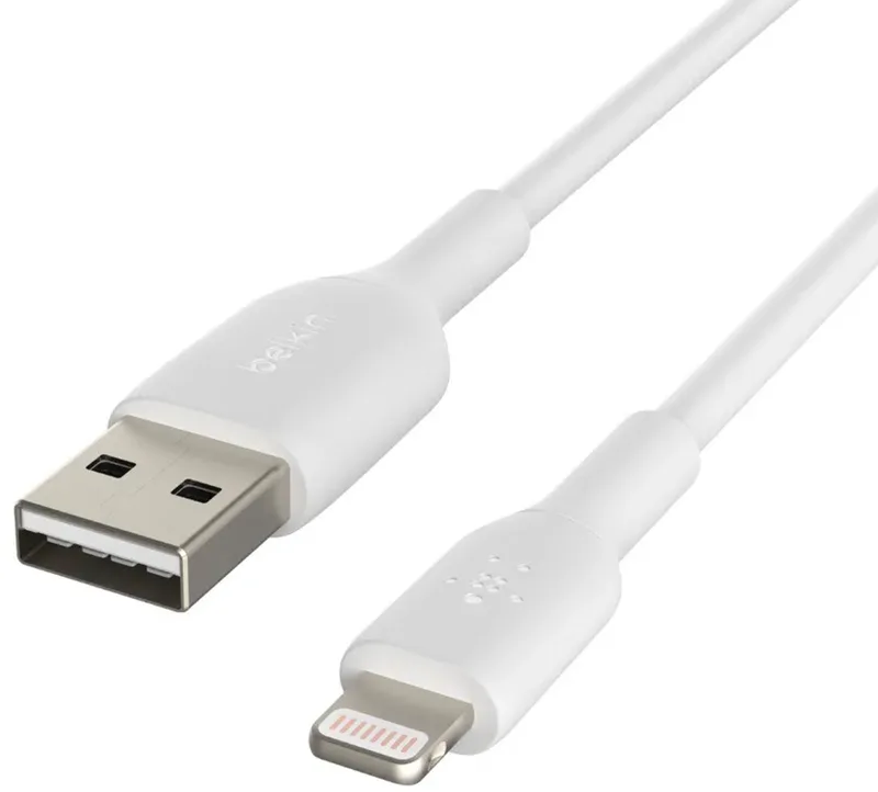 BOOST↑CHARGE - USB-A naar Lightning Kabel - 2 Meter - 12W by Belkin in White – product photo