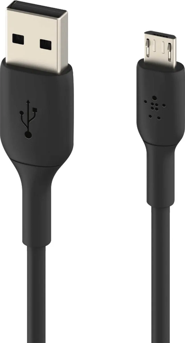 BOOST↑CHARGE - USB-A naar Micro-USB Kabel - 1 Meter - 12W by Belkin in Black – product photo