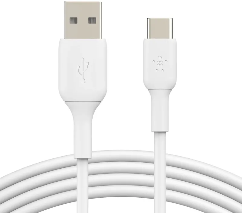 BOOST↑CHARGE - USB-A naar USB-C Kabel - 1 Meter - 12W by Belkin in White – product photo