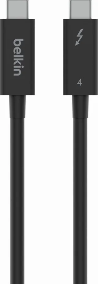 CONNECT Thunderbolt™ 4-kabel - USB-C naar USB-C von Belkin in Schwarz – Produktfoto 1 von 2