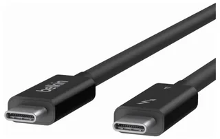 CONNECT Thunderbolt™ 4-kabel - USB-C naar USB-C von Belkin in Schwarz – Produktfoto 2 von 2