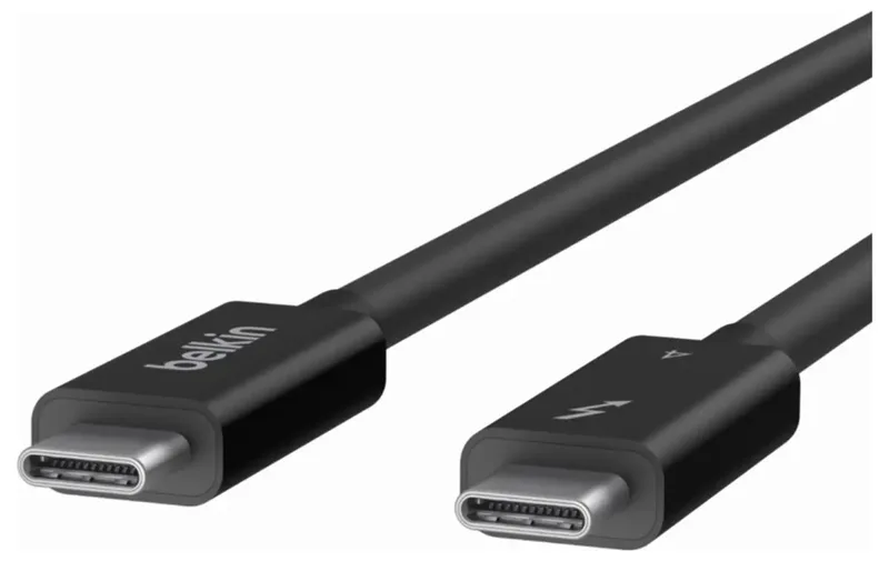 CONNECT Thunderbolt™ 4-kabel - USB-C naar USB-C von Belkin in Schwarz – Produktfoto 2 von 2