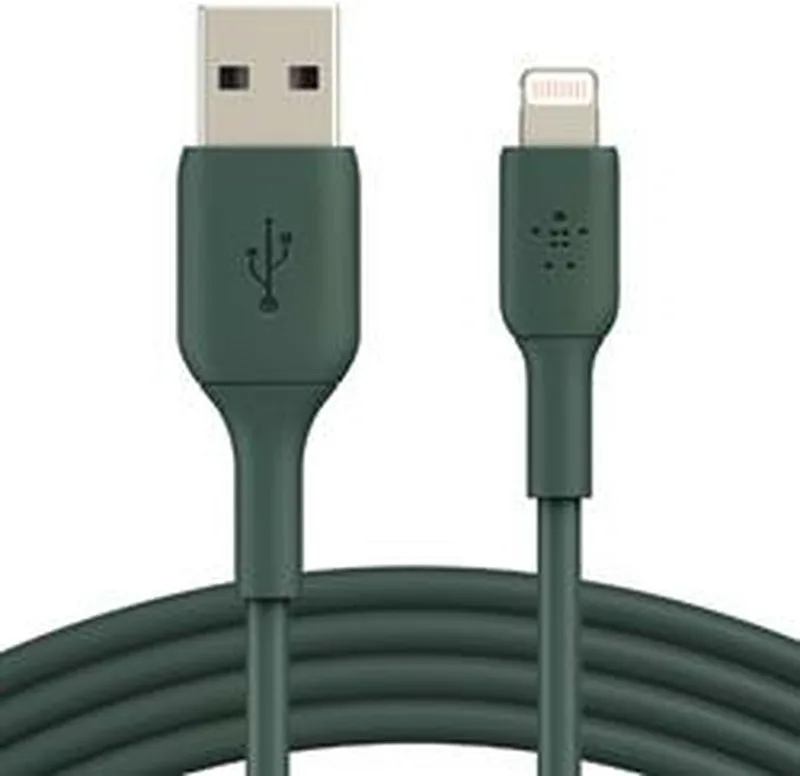 iPhone Lightning naar USB-C kabel - 1m - midnight green by Belkin in Midnight Groen – product photo