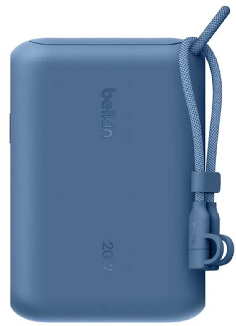 Power Bank 20W 10.000 mAh met Display – Blauw by Belkin in Blue – product photo
